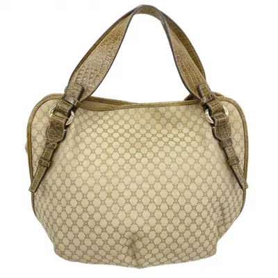 Pre-owned Celine Beige Nylon Canvas Tote Bag () In Sand