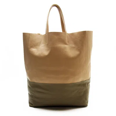 Pre-owned Celine Beige Pink Beige Leather Shoulder Bag Tote Bag ()