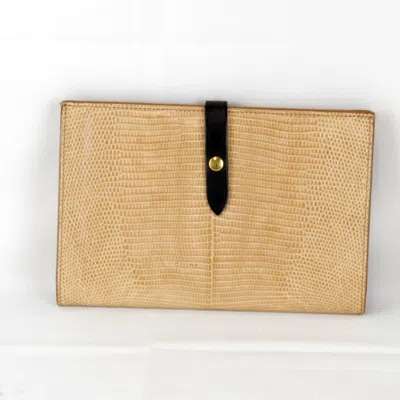 Pre-owned Celine Beige Pvc Leather Long Wallet (bi-fold) ()