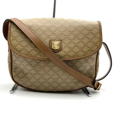 Pre-owned Celine Beige Pvc Shoulder Bag ()