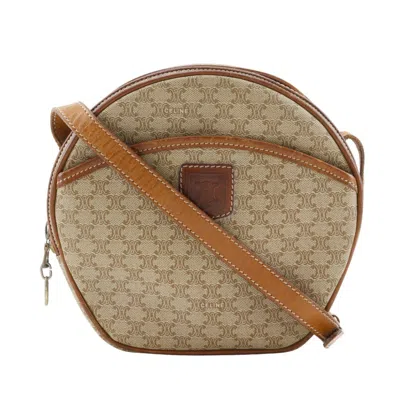 Pre-owned Celine Beige Pvc Shoulder Bag () In Sand