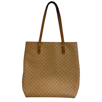 Pre-owned Celine Beige Pvc Tote Bag () In Sand