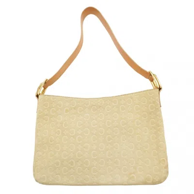 Pre-owned Celine Beige Suede Shoulder Bag () In Sand