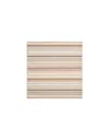 Celine Beijing Striped Mulberry Silk Square Towel In Nude