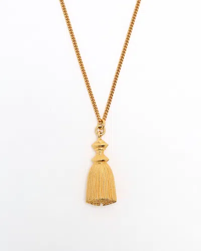 Celine Céline Bell 1992 Necklace In Gold