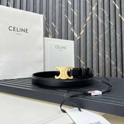 Pre-owned Celine Belt 75-80 Cm In Black