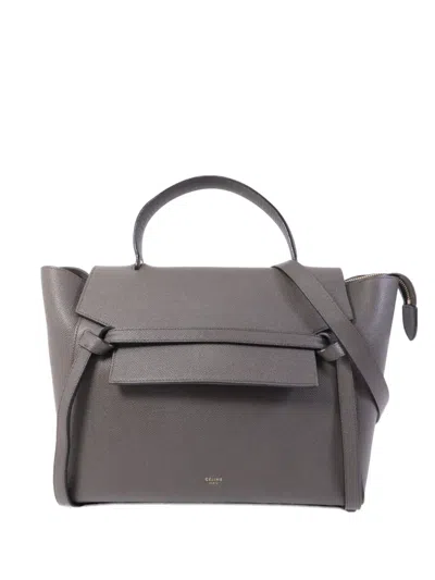 Pre-owned Celine Belt Bag Shoulder Bag In Gray