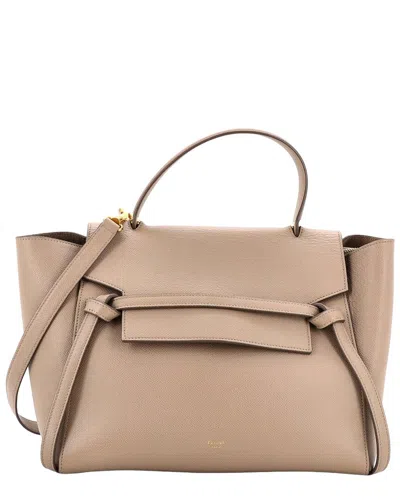 Celine Belt Bag Textured Mini (authentic Pre-loved) In Brown
