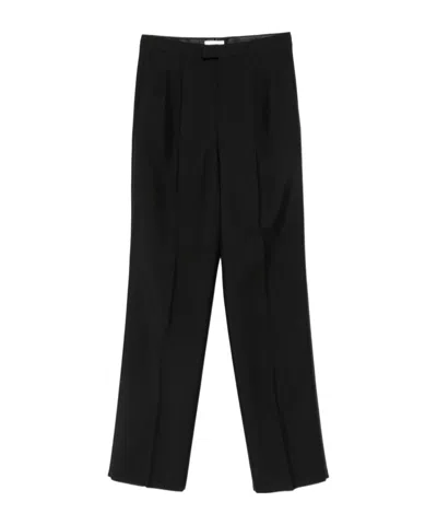 Celine Belt Loop Casual Pants In Black