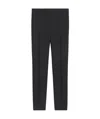 Celine Belt Loop Wool Casual Pants In Black