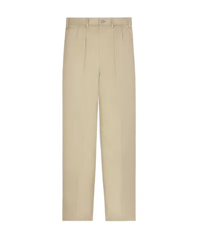 Celine Belt-loop Casual Pants In Nude