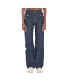 Celine Belt Loop Jeans In Blue
