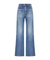 Celine Belt Loop Jeans In Blue