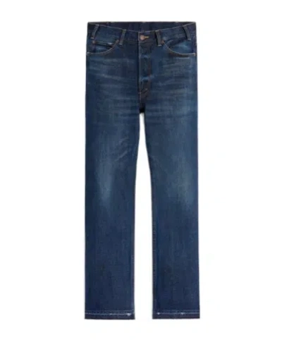 Celine Belt-loop Jeans In Blue