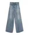 Celine Belt-loop Jeans In Gray