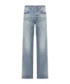 Celine Belt-loop Jeans In Gray
