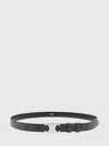 Celine Men Medium Triomphe Belt In Triomphe Canvas In Black