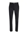 Celine Belt Ring Denim Trousers In Black