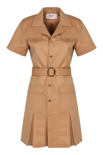 Celine Belted Shirtdress