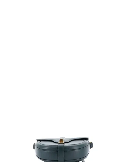 Pre-owned Celine Besace 16 Bag Smooth Calfskin Small Crossbody Bag In Green