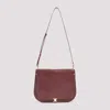 Celine Besace Soft Triomphe Crossbody Zip Bag In Burgundy