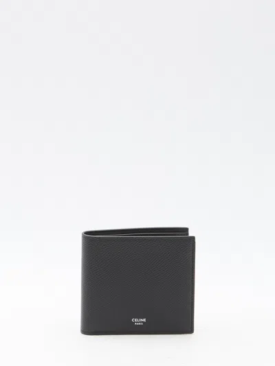 Celine Bi-fold Wallet In Black