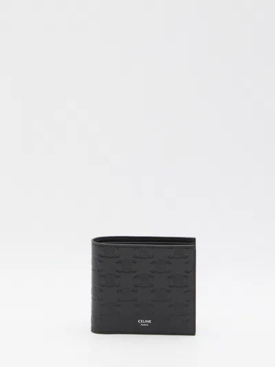 Celine Bi-fold Wallet In Black