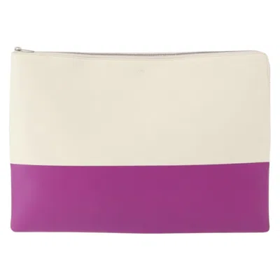 Pre-owned Celine Bicolor Solo Clutch Leather Multicolour Leather Clutche & Pouche Bag ()