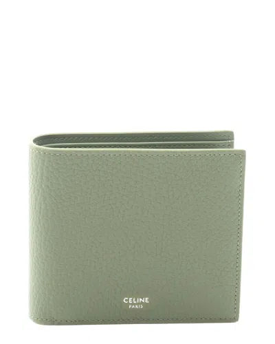 Pre-owned Celine Bifold Wallet Khaki (authentic Pre-loved)