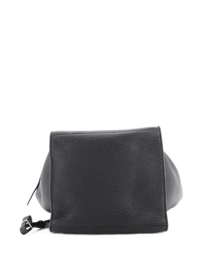 Pre-owned Celine Big Bag Grained Calfskin Small Satchel In Black