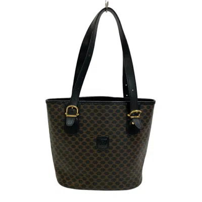 Pre-owned Celine Black Brown Leather Handbag Tote Bag ()