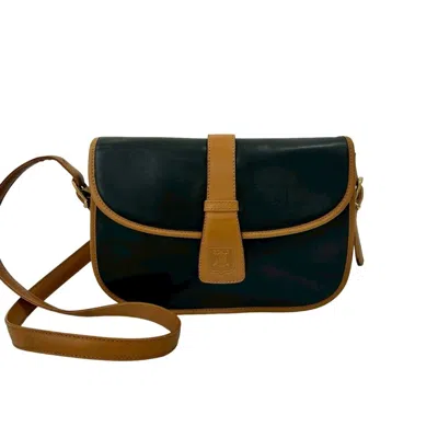 Pre-owned Celine Black Brown Leather Pochette Shoulder Bag () In Multi