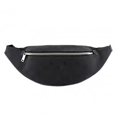 Pre-owned Celine Black Canvas Fanny Pack Sling Bag ()