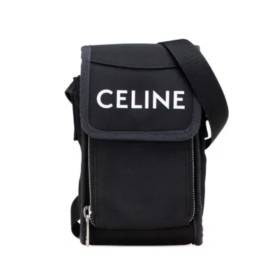 Pre-owned Celine Black Canvas Shoulder Bag ()