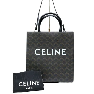 Pre-owned Celine Black Coated Canvas Handbag Shoulder Bag ()