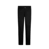 Celine Black Cotton Skinny Jeans In Black