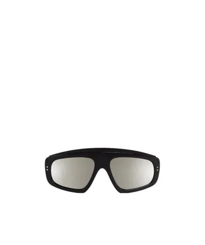 Celine Black Frame 34 Sunglasses In Acetate With Mirror Lenses