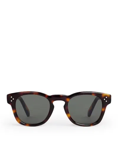 Celine Black Frame 42 Acetate Sunglasses In Nude & Neutrals