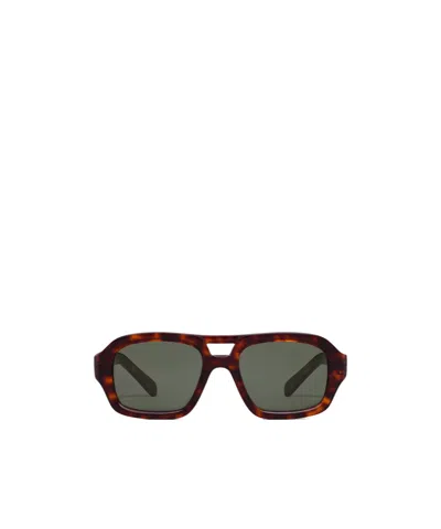 Celine Black Frame 62 Sunglasses In Acetate In Burgundy