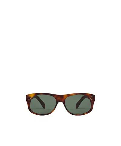 Celine Black Frame 65 Sunglasses In Acetate In Brown