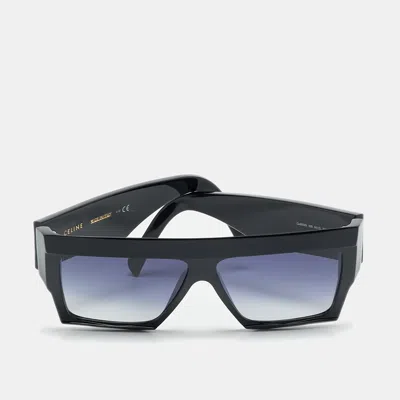 Pre-owned Celine Black Gradient Cl40030i Flat Square Sunglasses