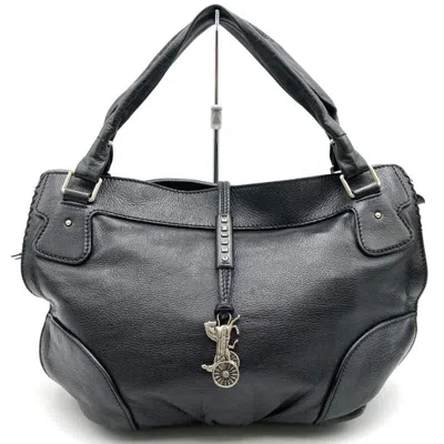 Pre-owned Celine Black Leather Handbag Shoulder Bag ()