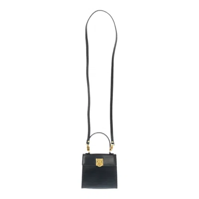 Pre-owned Celine Black Leather Handbag Shoulder Bag ()