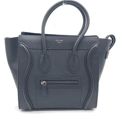 Pre-owned Celine Black Leather Handbag Shoulder Bag ()