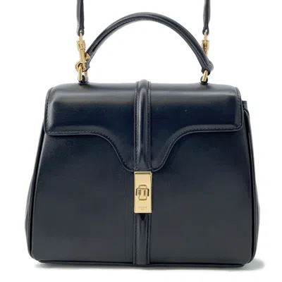 Pre-owned Celine Black Leather Handbag Shoulder Bag ()