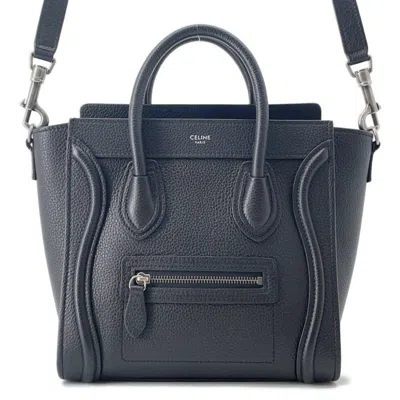 Pre-owned Celine Black Leather Handbag Shoulder Bag ()