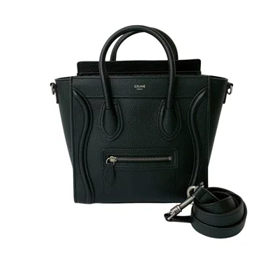 Pre-owned Celine Black Leather Handbag Shoulder Bag ()