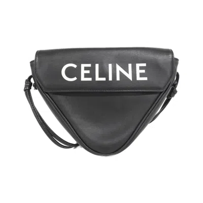 Pre-owned Celine Black Leather Handbag Shoulder Bag ()
