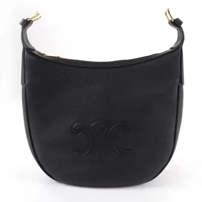 Pre-owned Celine Black Leather Handbag Shoulder Bag ()