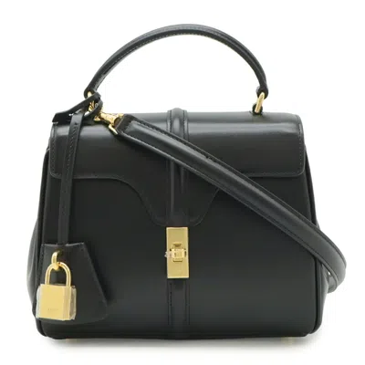 Pre-owned Celine Black Leather Handbag Shoulder Bag ()
